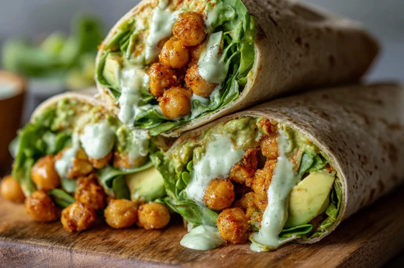 Avocado Buffalo Chickpea Salad Wraps: A Flavor-Packed Plant-Based Meal