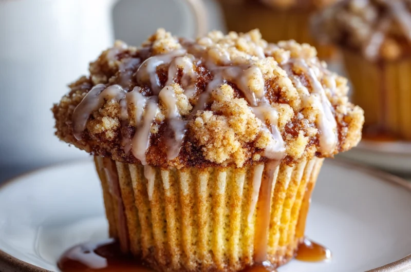 Bakery-Style Coffee Cake Muffins: Soft, Sweet, and Perfectly Cinnamon-Spiced