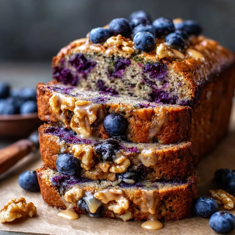 Blueberry Banana Zucchini Bread