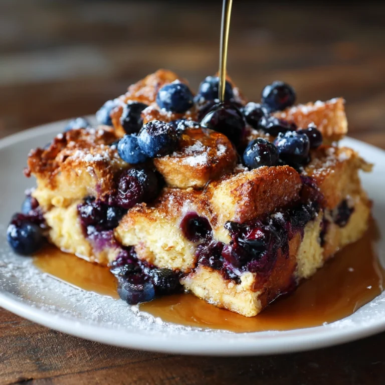 Blueberry French Toast Casserole