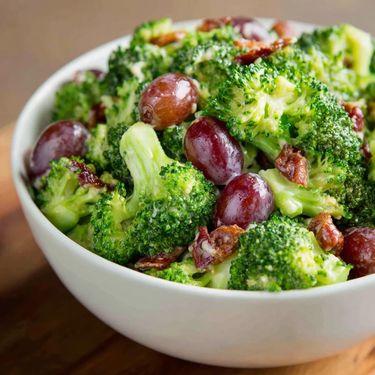 Broccoli Salad with Grapes
