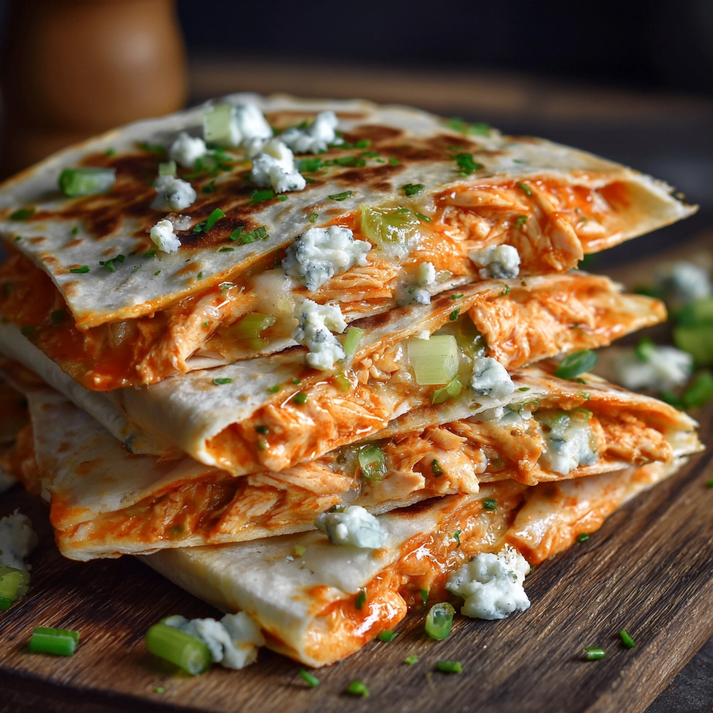 Buffalo Chicken Quesadillas