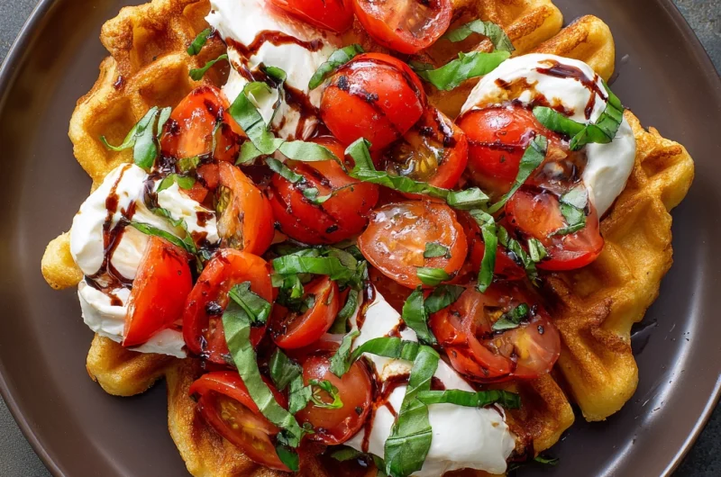 Caprese Waffle: A Fresh Twist on a Classic Italian Favorite