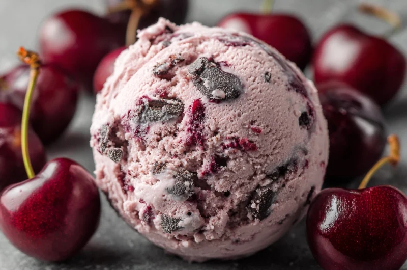 Cherry Chocolate Chip Ice Cream: Creamy, Fruity, and Decadent