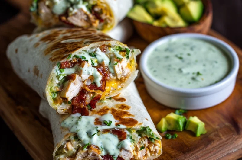 Chicken Avocado Ranch Burritos: A Flavorful and Easy Meal