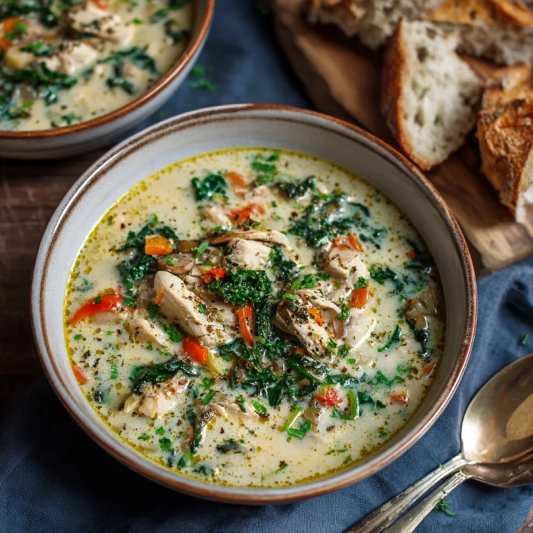 Chicken Florentine Soup