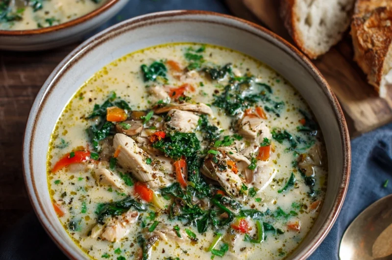 Chicken Florentine Soup