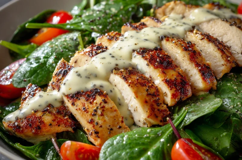 Chicken Spinach Salad – Fresh, Flavorful, and Satisfying