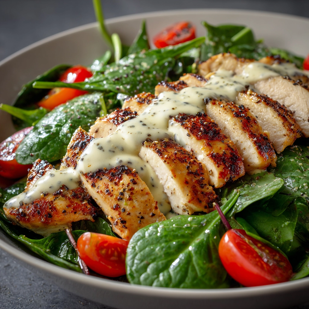 Chicken Spinach Salad