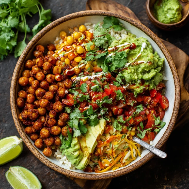 Chickpea Burrito Bowls