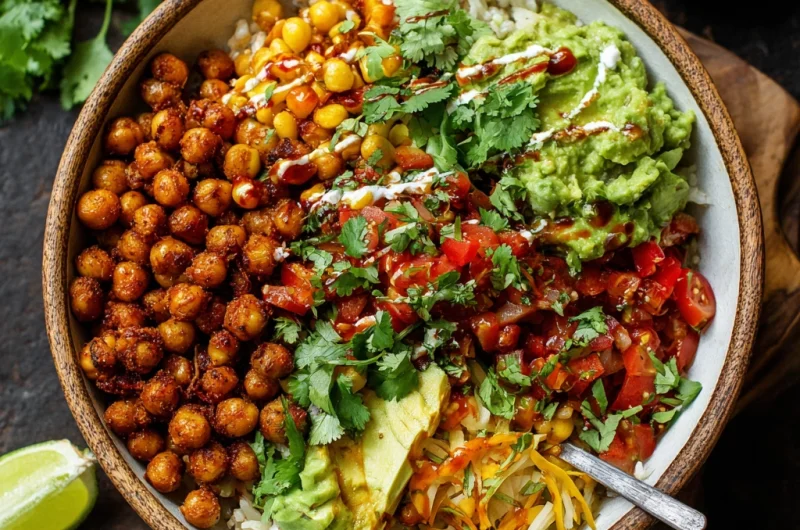 Chickpea Burrito Bowls