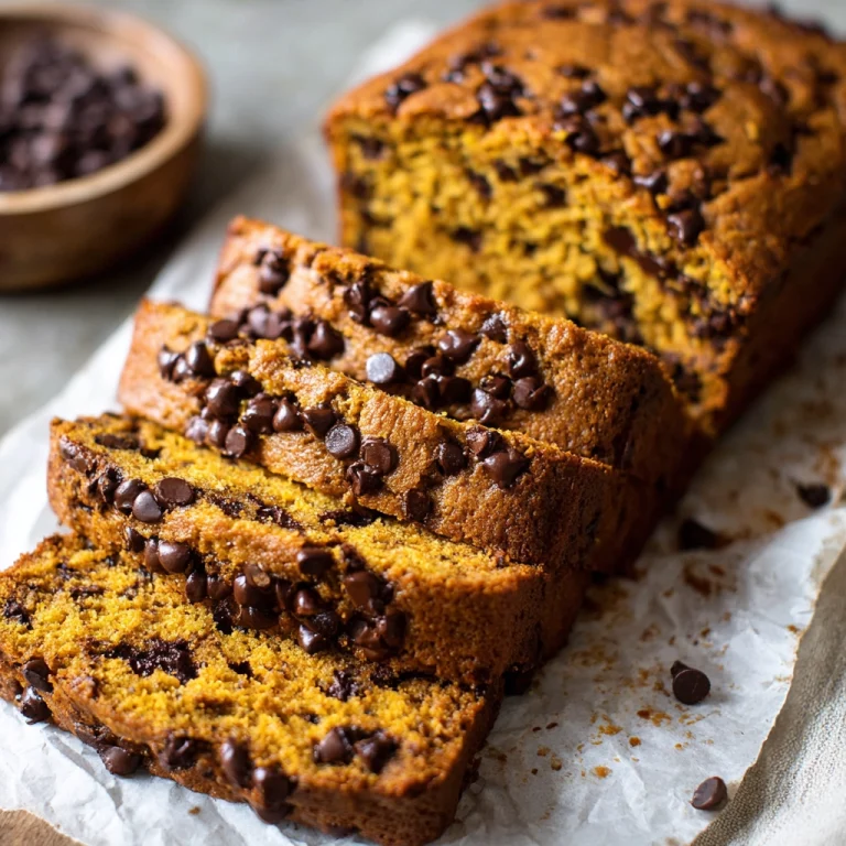 Chocolate Chip Pumpkin Bread