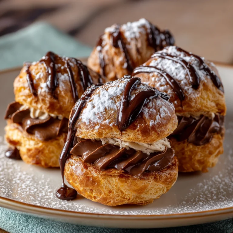 Chocolate Cream Puffs