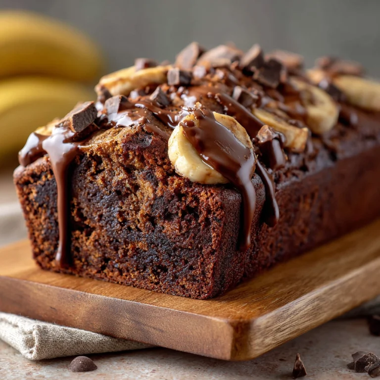 Chocolate Fudge Banana Bread