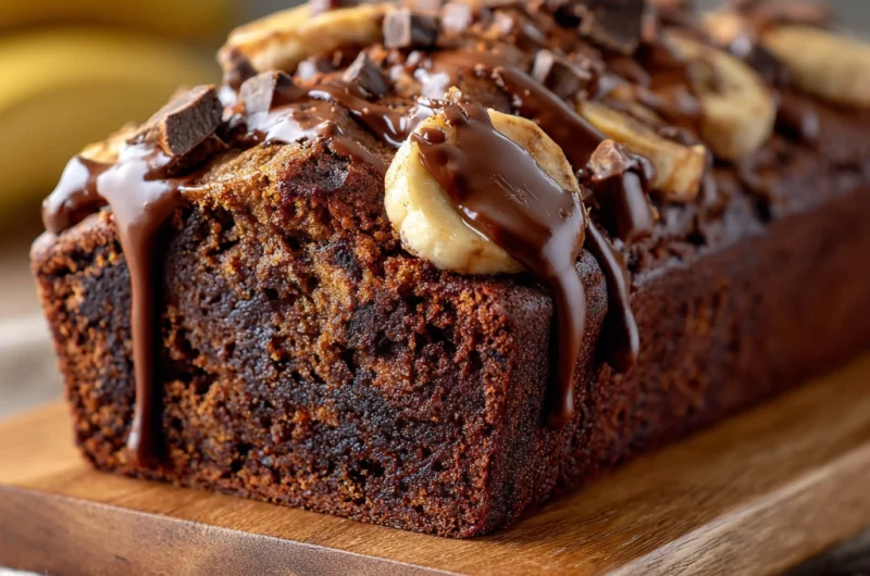 Chocolate Fudge Banana Bread