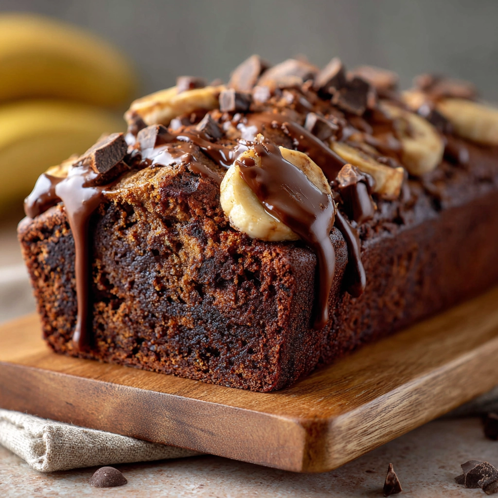 Chocolate Fudge Banana Bread