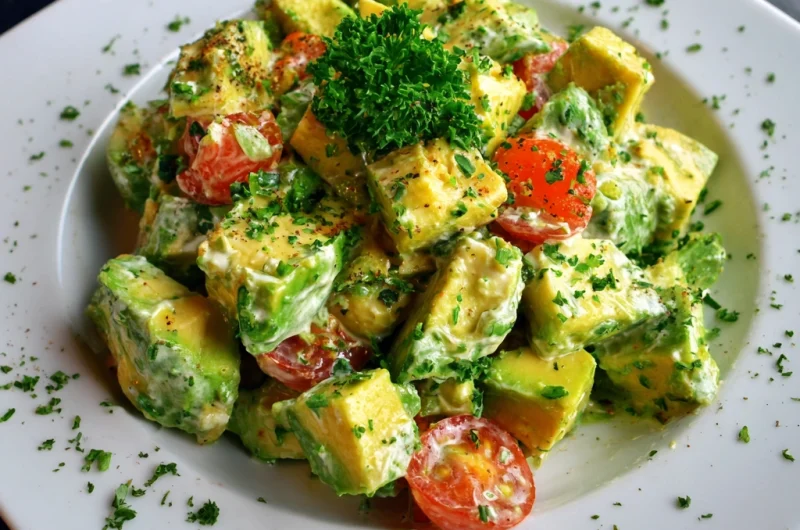 Creamy Avocado Salad Recipe: Fresh, Flavorful, and Healthy