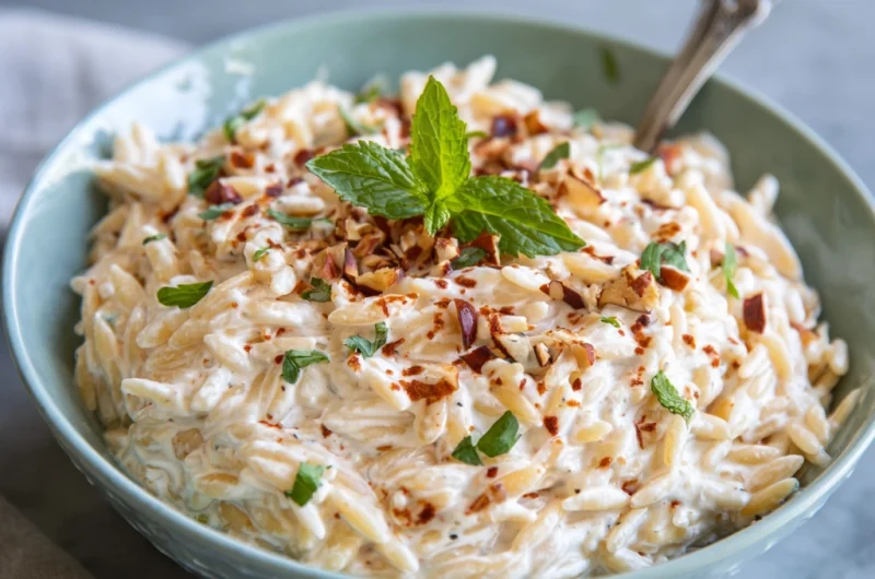 Creamy Cottage Cheese Orzo – A Comforting and Protein-Packed Dish