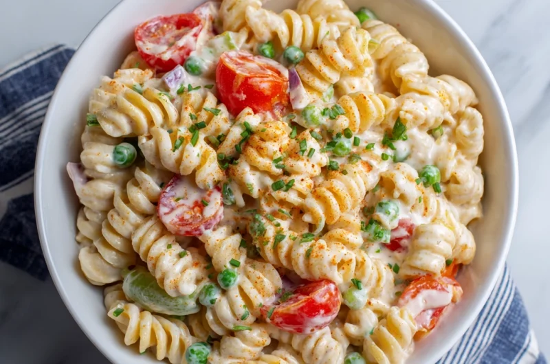 Creamy Pasta Salad: A Comforting Classic with Endless Flavor
