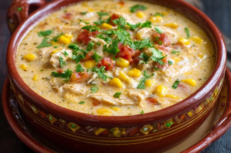 Crock Pot Mexican Chicken Corn Chowder