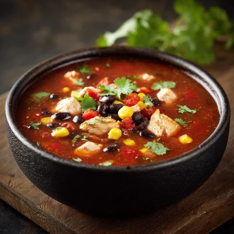 Delicious Chicken Black Bean Soup Recipe