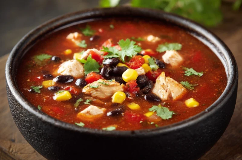 Delicious Chicken Black Bean Soup Recipe