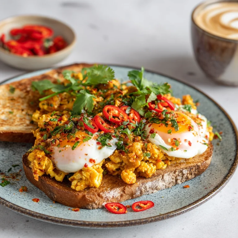 Easy Chilli Scrambled Eggs