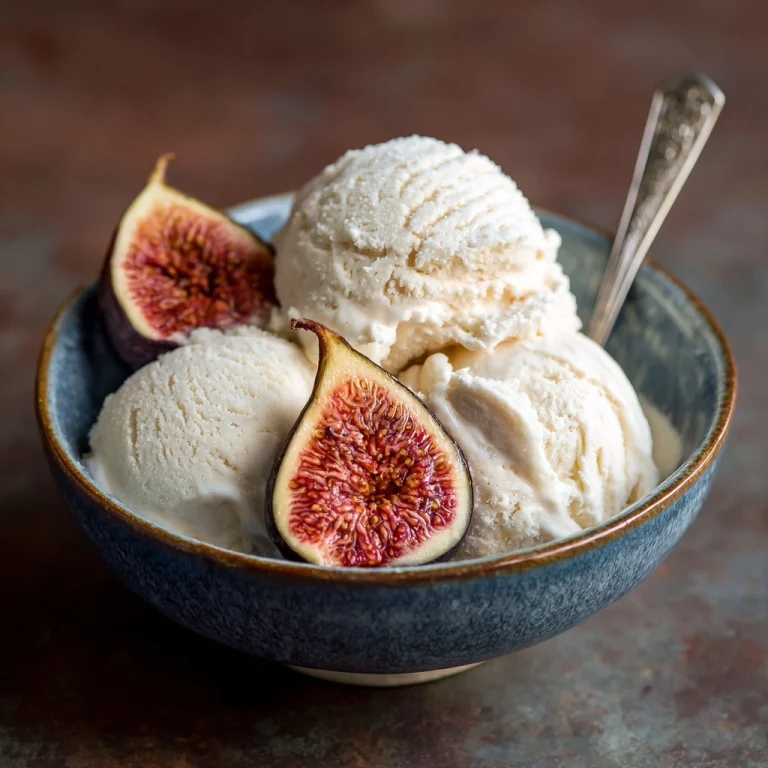 Fig Honey Mascarpone Ice Cream