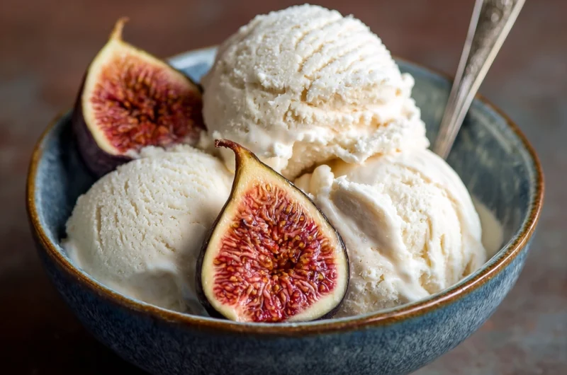 Fig Honey Mascarpone Ice Cream: A Creamy and Elegant Dessert