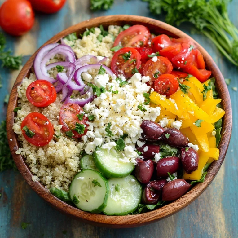 Greek Salad Quinoa Bowls