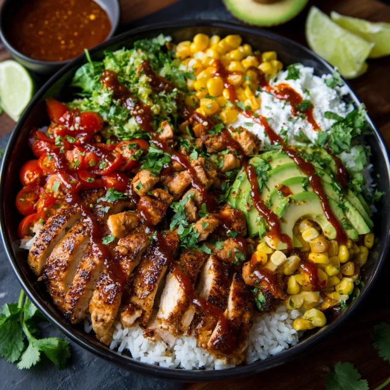 Honey Chipotle Chicken Rice Bowls