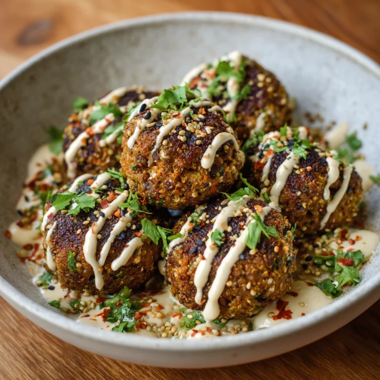 Lentil Mushroom Meatballs