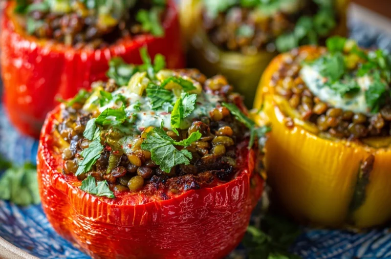 Lentil Stuffed Peppers – A Flavorful Plant-Based Favorite