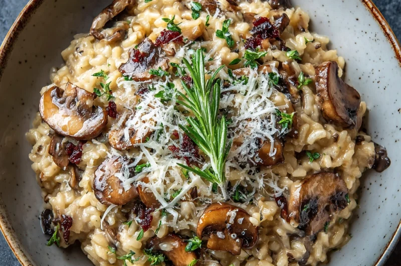 Mushroom Risotto: Creamy Comfort in Every Bite