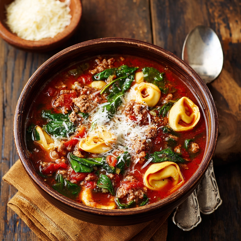 Sausage and Tortellini Soup Recipe