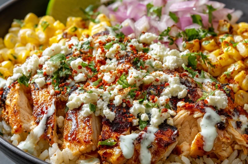Street Corn Chicken Rice Bowl Recipe: A Flavor-Packed Comfort Dish