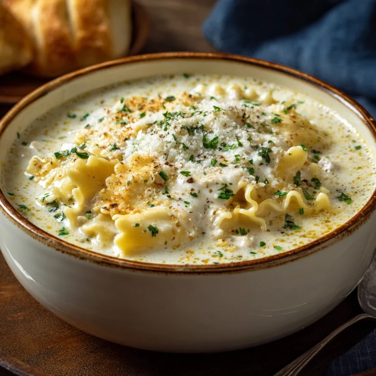 White Lasagna Soup Recipe
