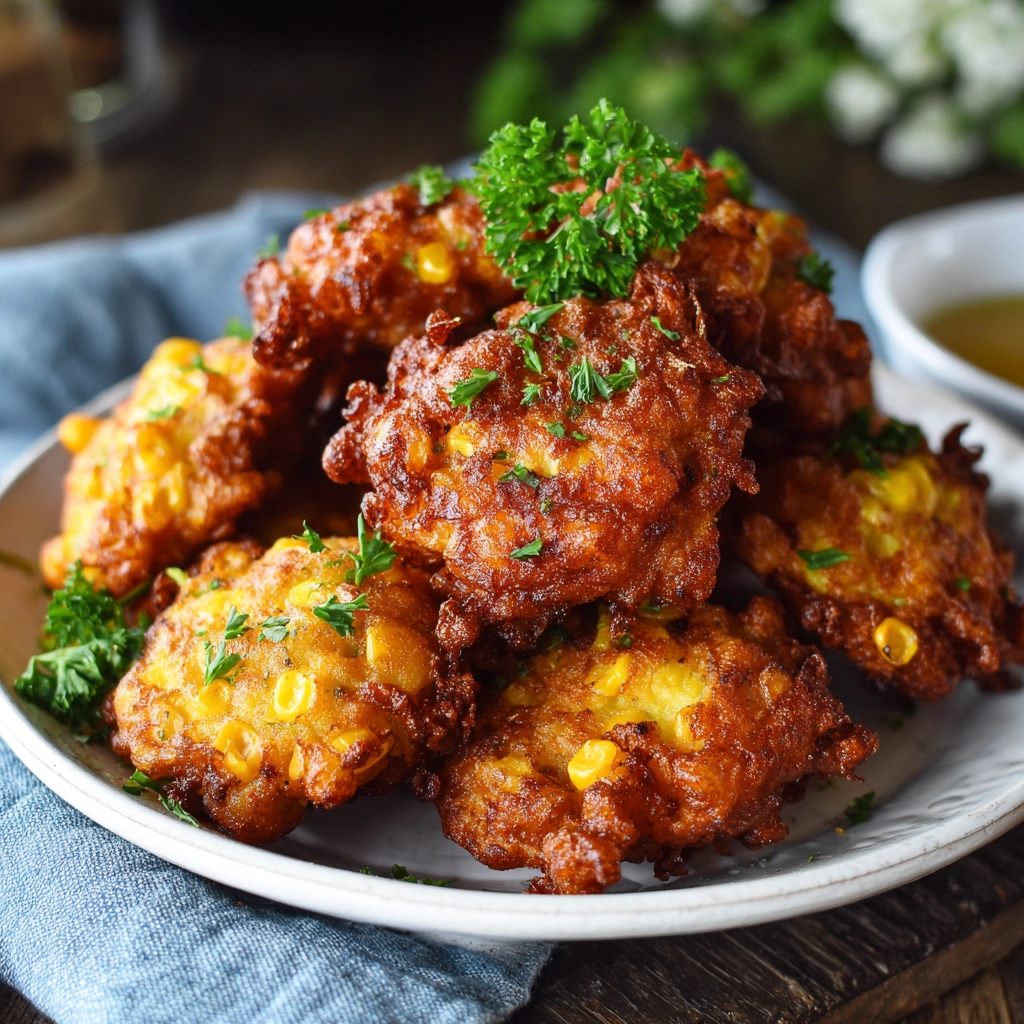 Air Fryer Corn Fritters