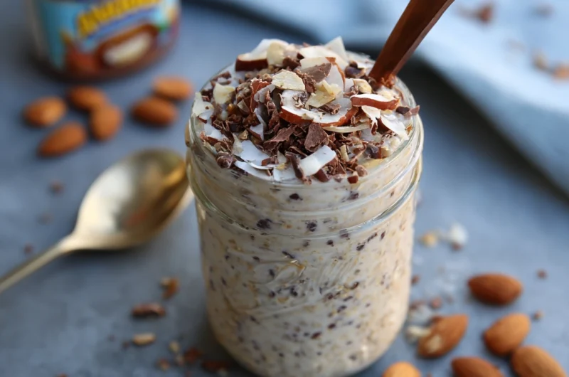 Almond Joy Overnight Oats – A Sweet, Nourishing Breakfast You’ll Crave Every Morning