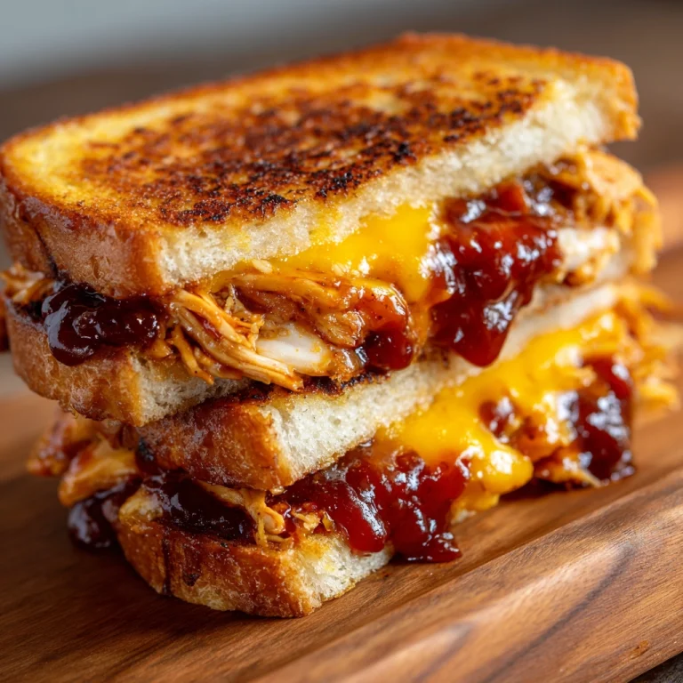 BBQ Chicken Grilled Cheese