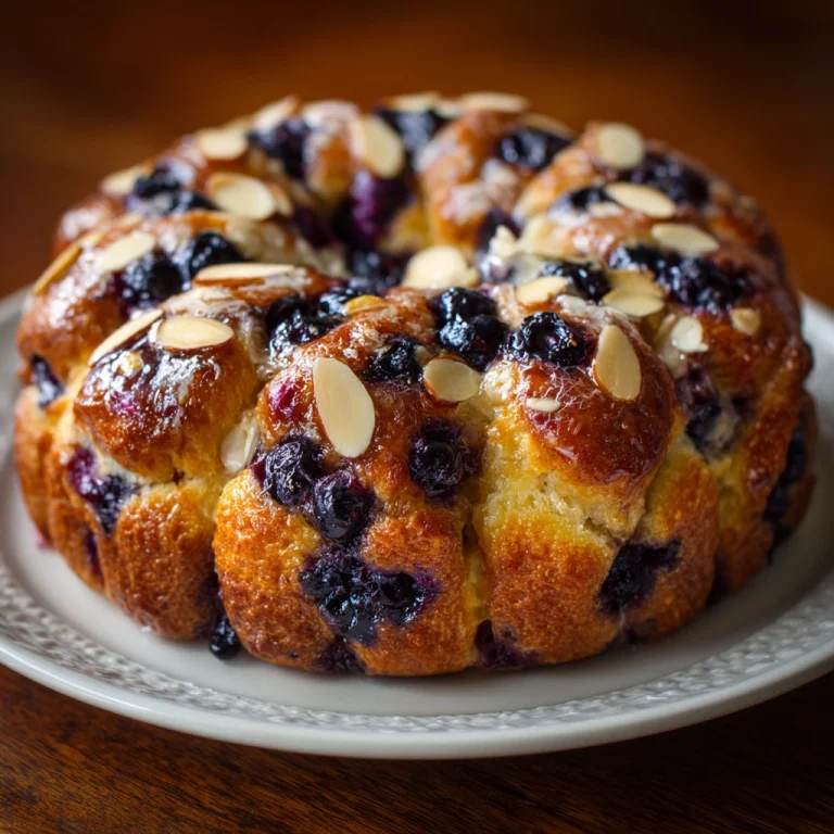Blueberry Almond Bubble Bread