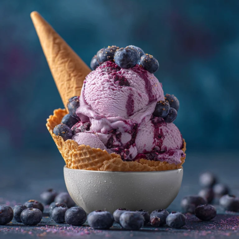 Blueberry Ice Cream