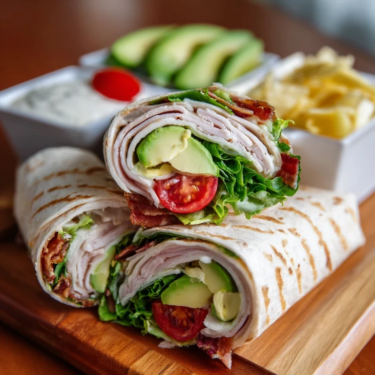 California Turkey Club Wraps
