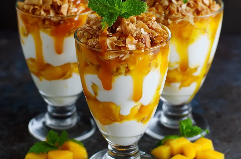 Caramelised Mango Parfaits: A Tropical Dessert with a Decadent Twist