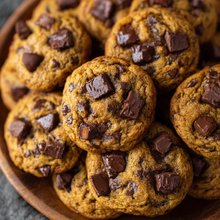 Chewy Pumpkin Chocolate Chip Cookies