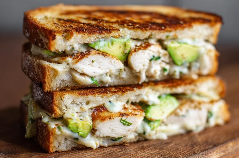 Chicken Avocado Melt Sandwich – Creamy, Cheesy & Irresistible