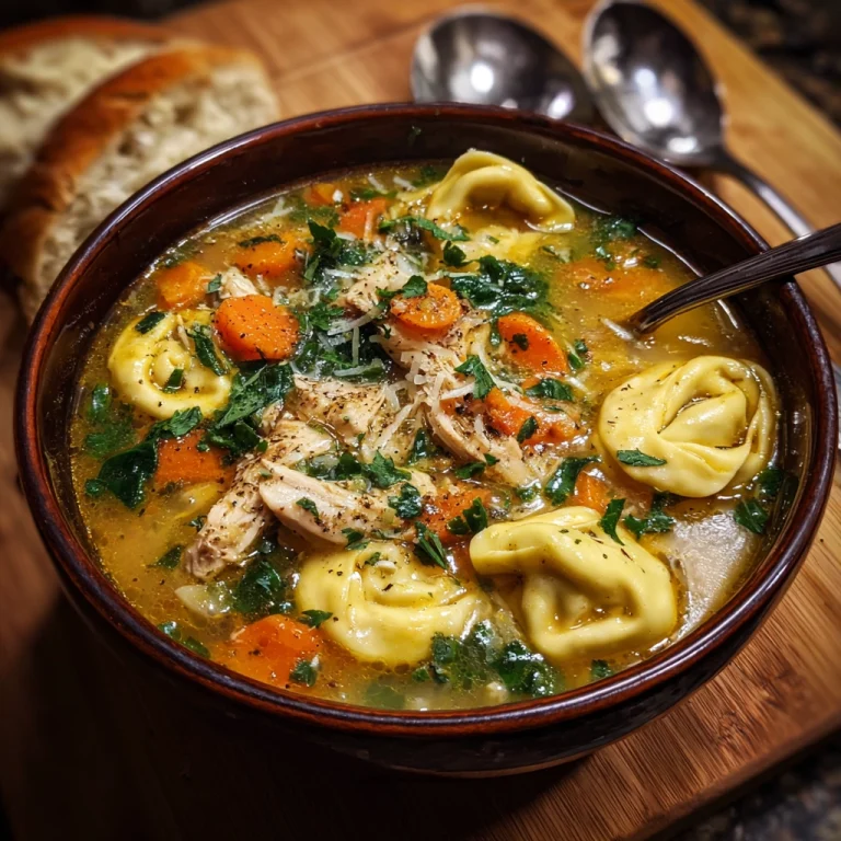 Chicken Tortellini Soup