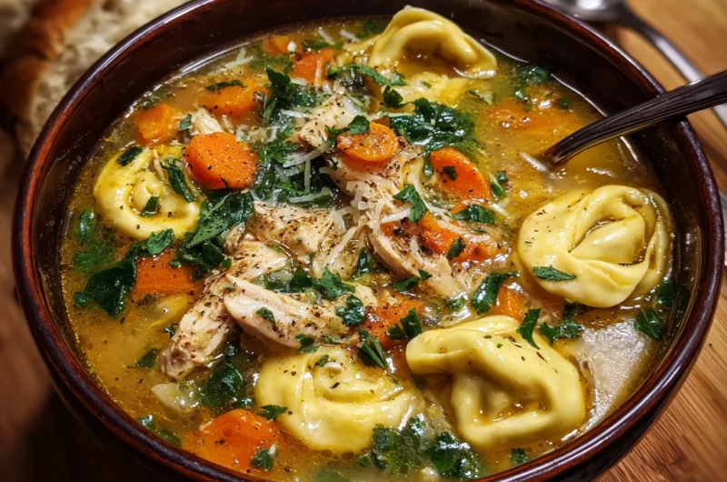 Chicken Tortellini Soup — A Bowl of Comfort and Flavor