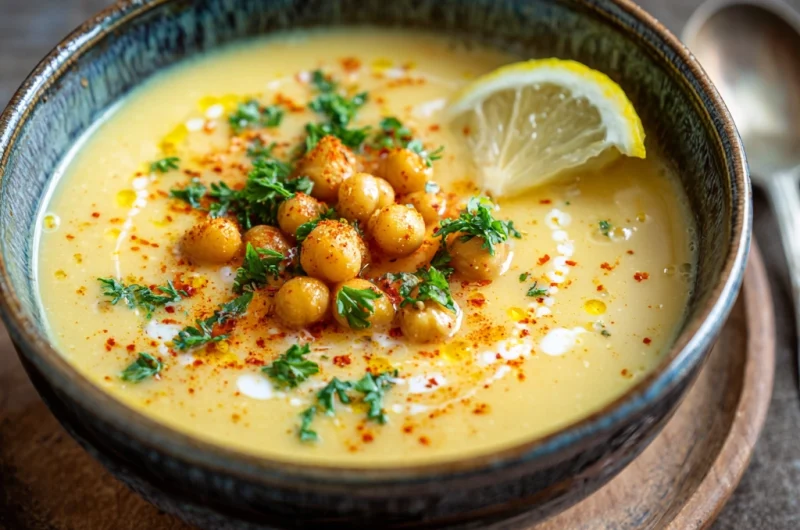 Chickpea Lemon Soup: A Comforting, Nutritious Delight