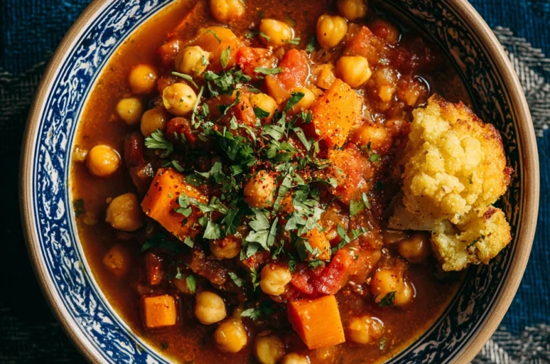 Chickpea Moroccan Stew: A Hearty, Flavor-Packed Comfort Dish
